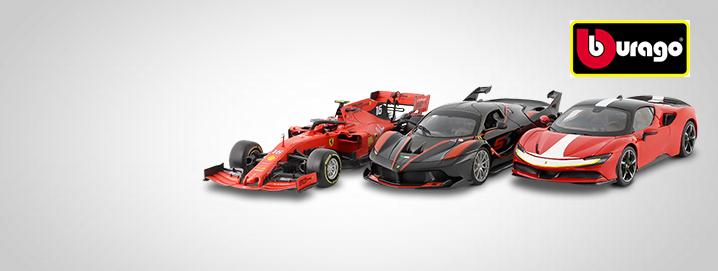 % Bburago SALE % Bburago Ferrari Formula 1 
and road cars at top prices